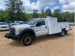 2012 Ford F550 2 Door Regular Cab Truck with Utility Body (96,564 Miles)-NOT RUNNING